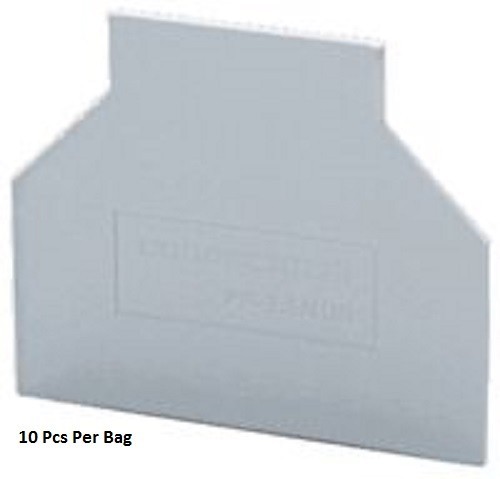 RS Pro Terminal Block Partition Plate - PP2.5/4UN&PP6/10U