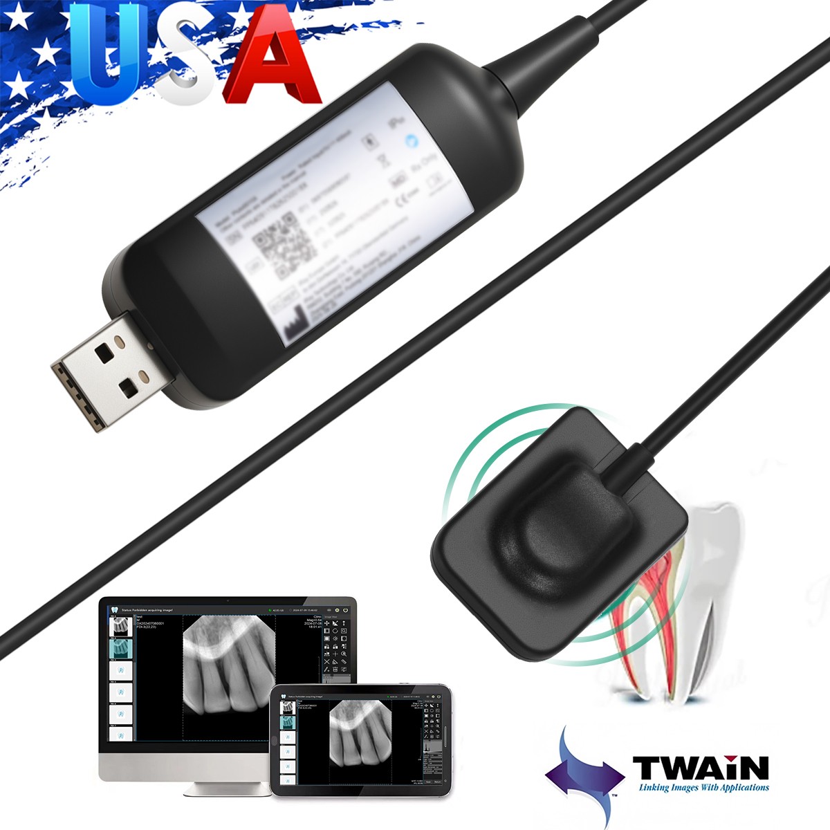 Dental Sensor Size 1.5 || Fast ship || Twain