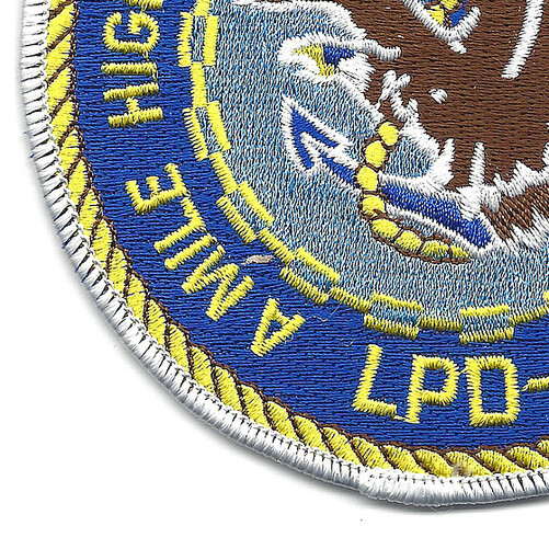USS Denver LPD-9 Amphibious Transport Dock Ship Patch