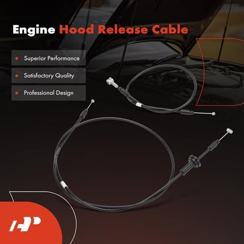 Front Hood Latch Release Cable Without Handle Compatible with Kia | for Forte
