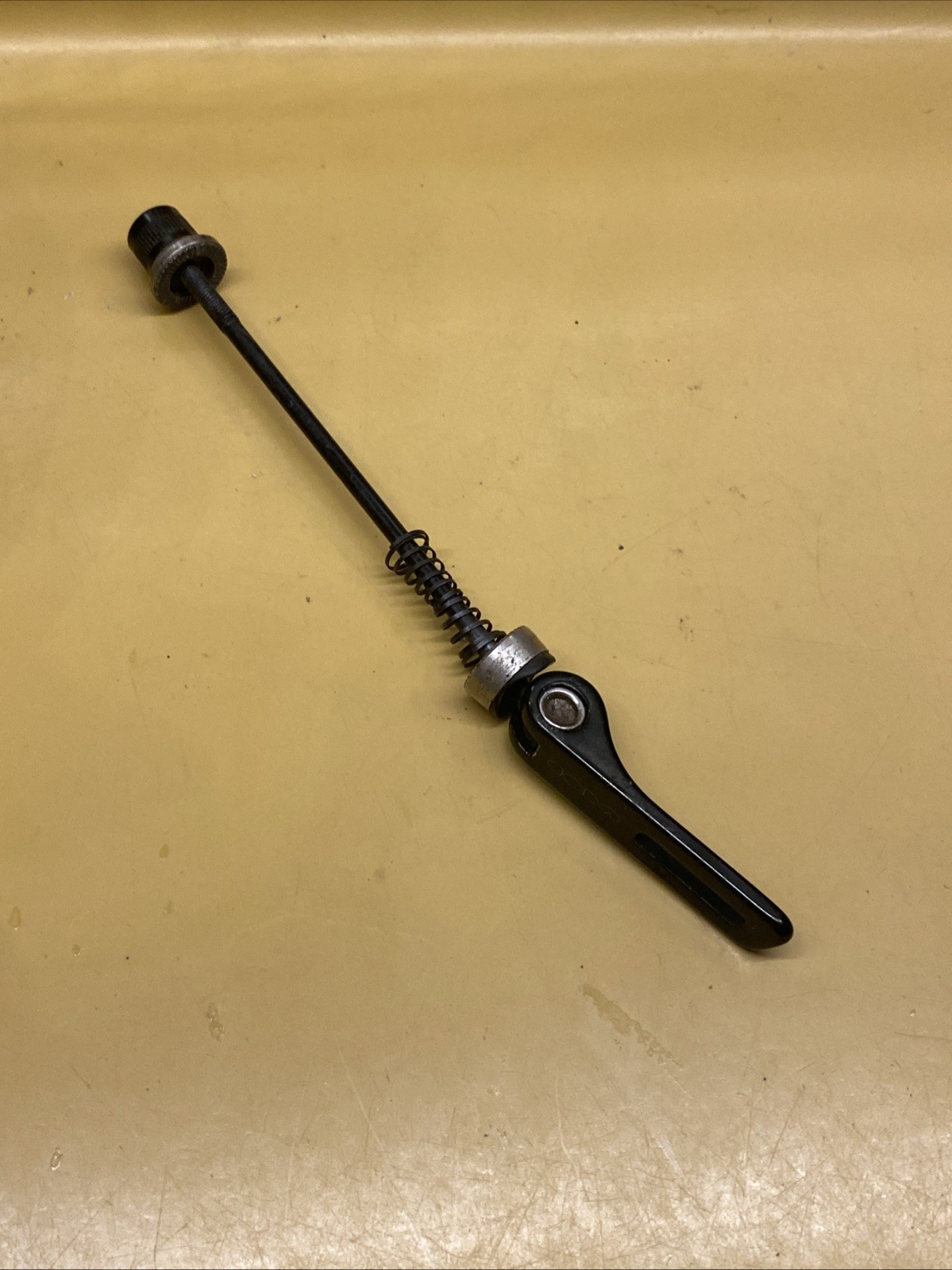 Black Cannodale Coda Front 100mm Steel Spindle Quick Release Skewer