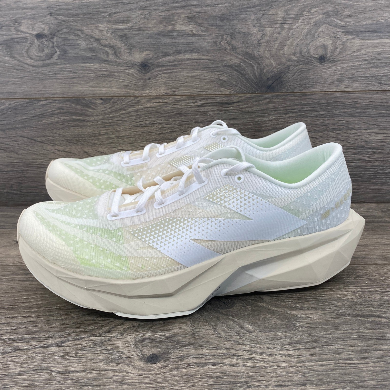 New Balance FuelCell Rebel v4 Men's Running Shoes White Beige MFCXLJ4 Size 13