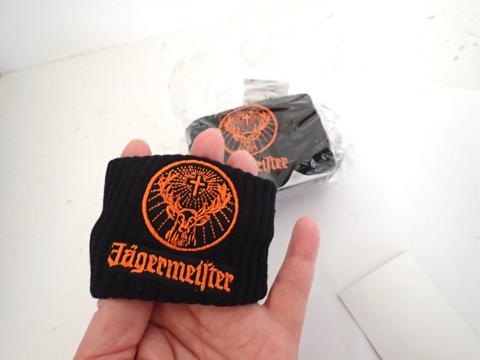 Lot 6 Promo Jaguermeister Liquor Wrist Band Cuff Black Orange Advertisement New