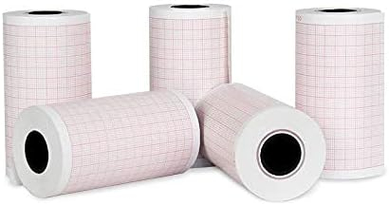 10 Rolls Premium ECG Paper EKG Paper for 3 Channel ECG Machine, Fits for Edan SE