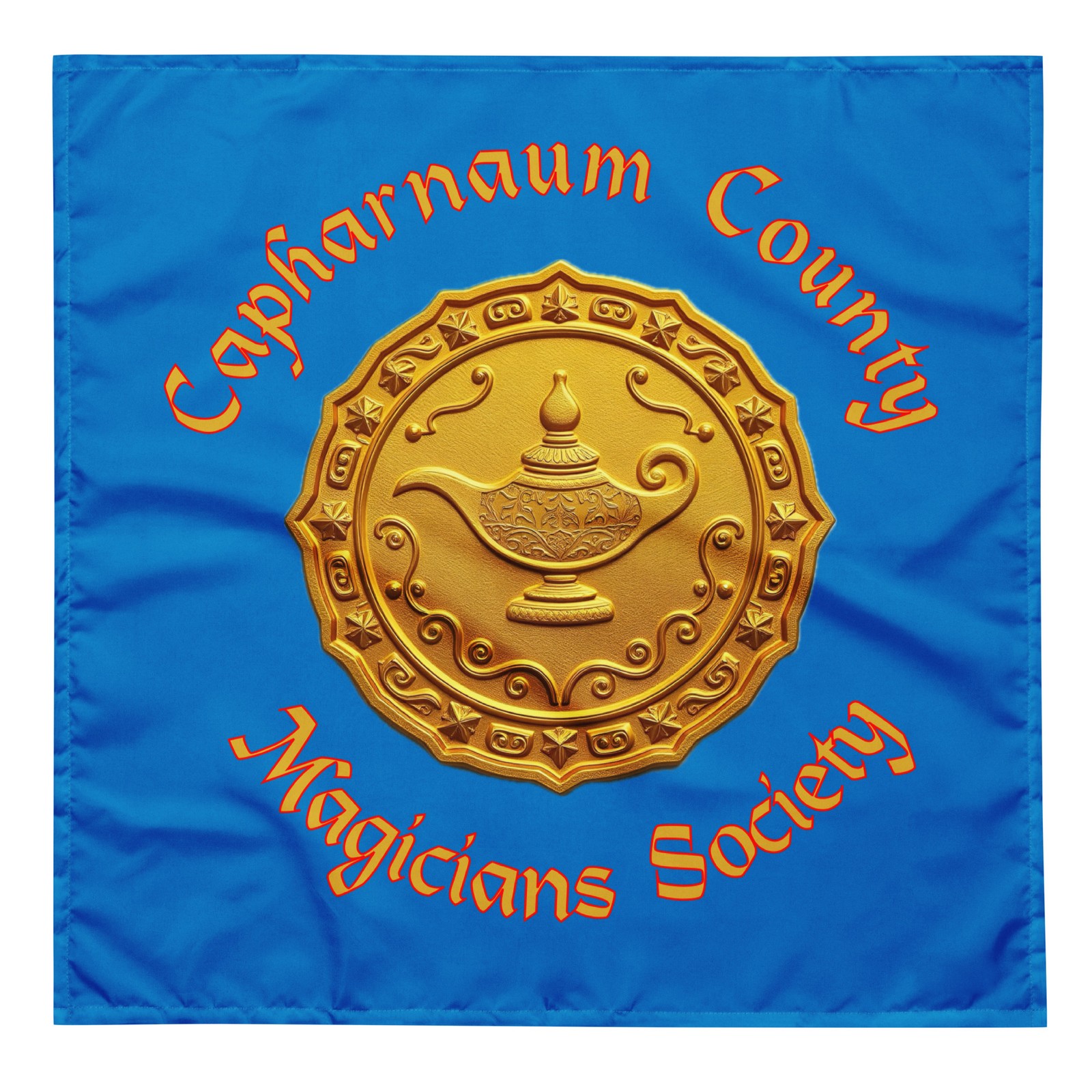 Capharnaum County Magicians Society Bandana Bellairs Fan Art Barnavelt