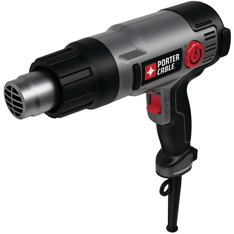 Porter-Cable PC1500HG Heat Gun, 19 cfm Air, 120 to 1150 deg F, Includes: Integra