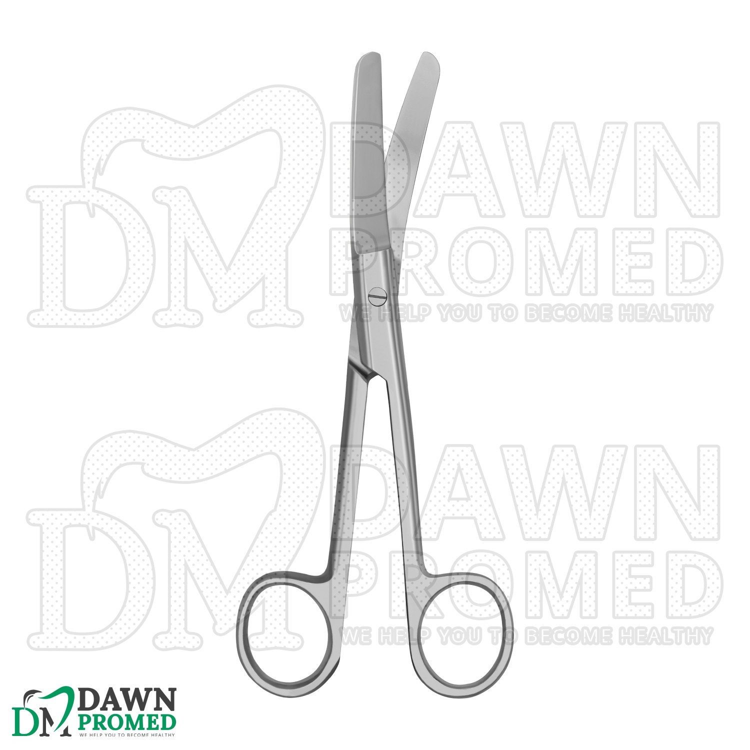 Operating Scissors 5.5" Curved Blunt Blunt Round Pattern Surgical Instruments
