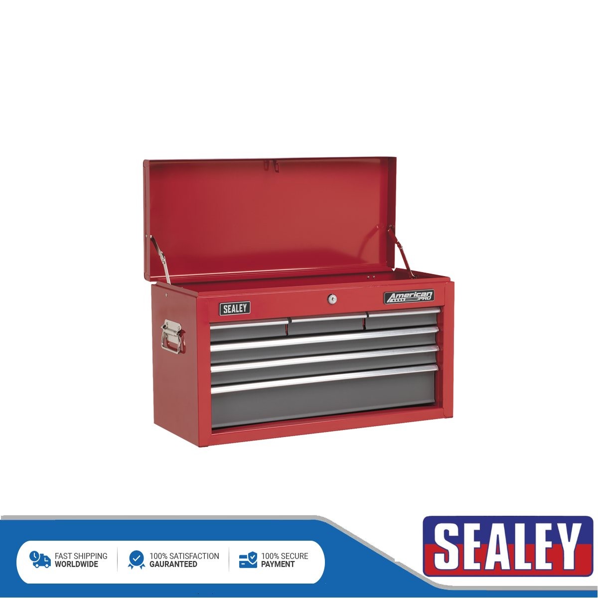 Sealey American PRO� Topchest 6 Drawer Red/Grey AP2201BB