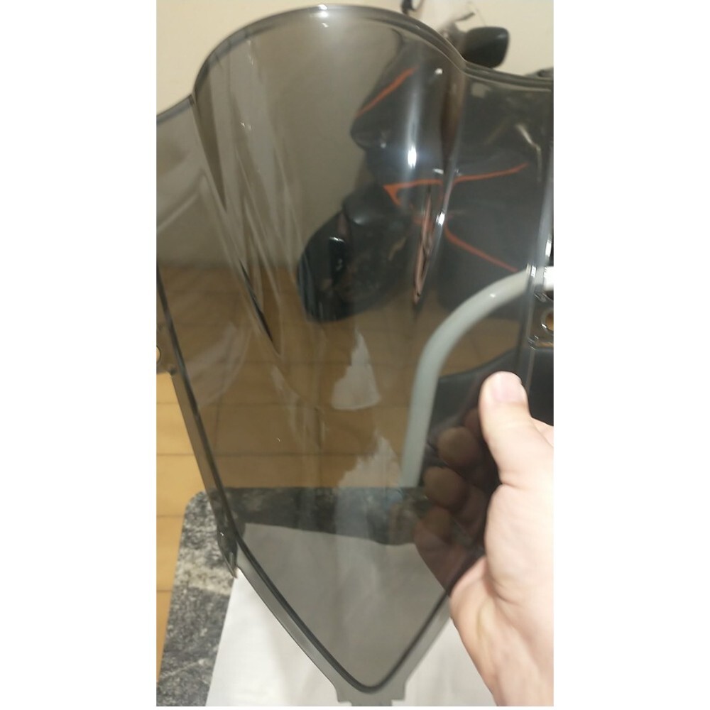 For 2019-2025 CBR500R Double Bubble Windscreen , Motorcycle Windshield , Gray