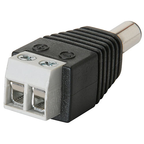 2.1 x 5.5mm DC Coaxial Power Plug to Screw Terminals