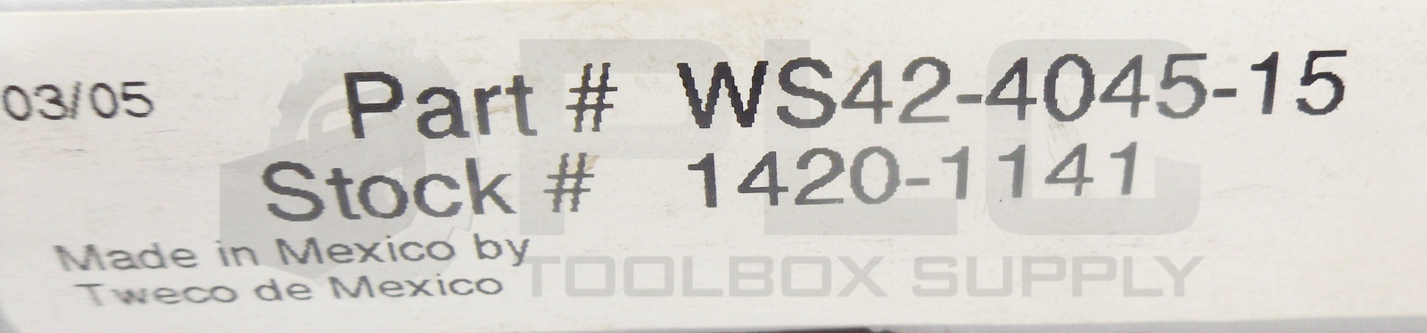 NEW TWECO WS42-4045-15 MIG GUN WIRE CONDUIT *READ*
