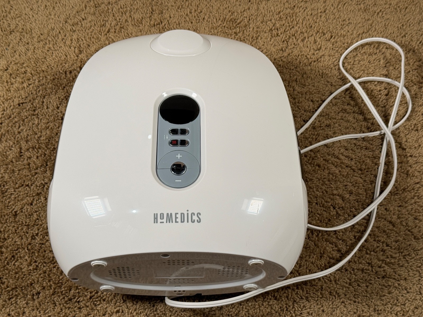 HoMedics Cool & Warm Mist Ultrasonic Humidifier UHE-WM16 Dual Tank White