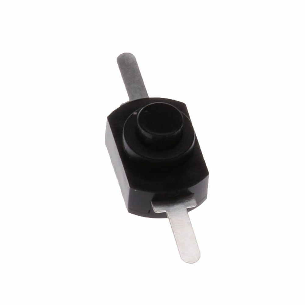 Latching Switch for MINI On Off Push Torch 10pcs 1A 30V Black Button Brand New