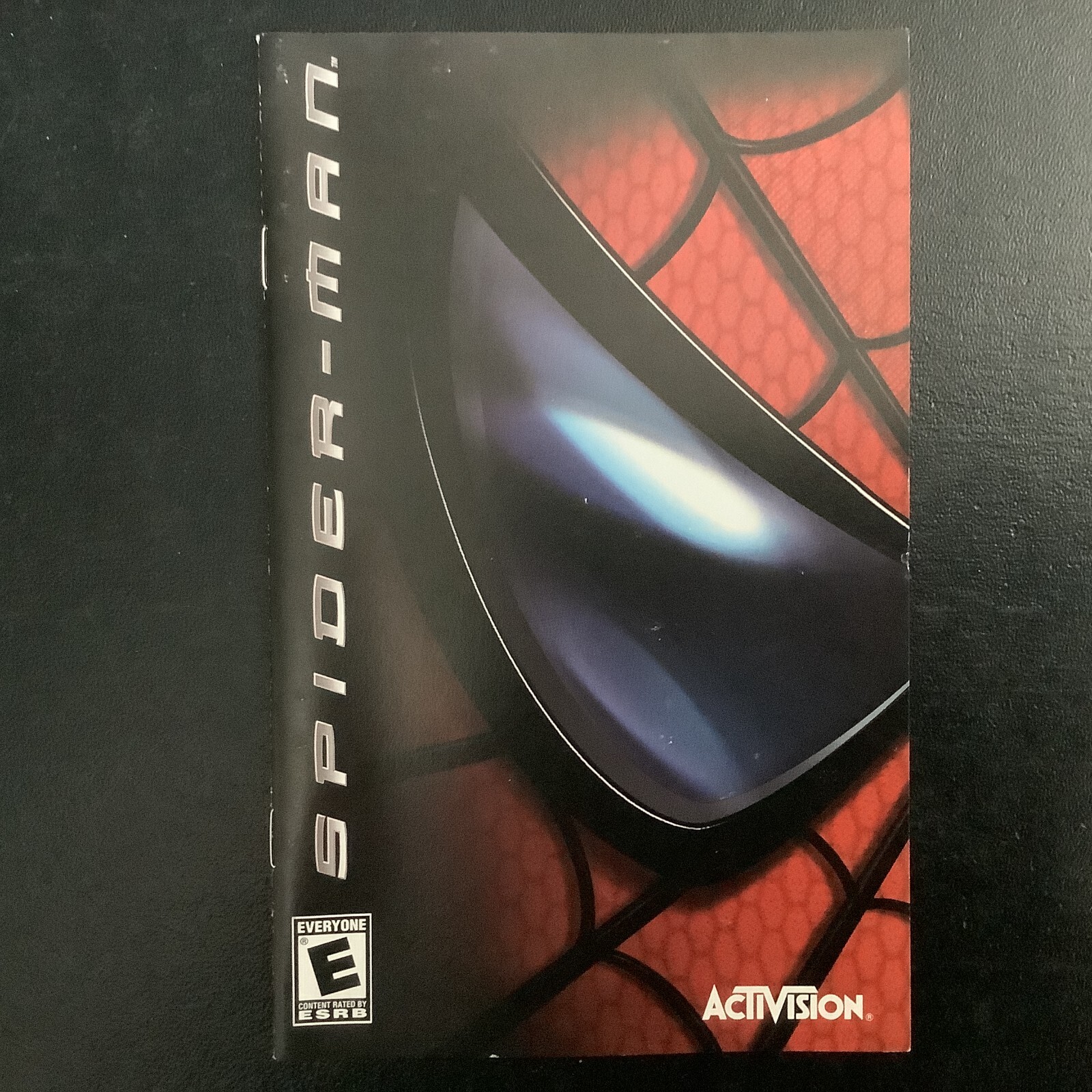 Spider-Man 1 PS2 PlayStation 2 Instruction Manual Only