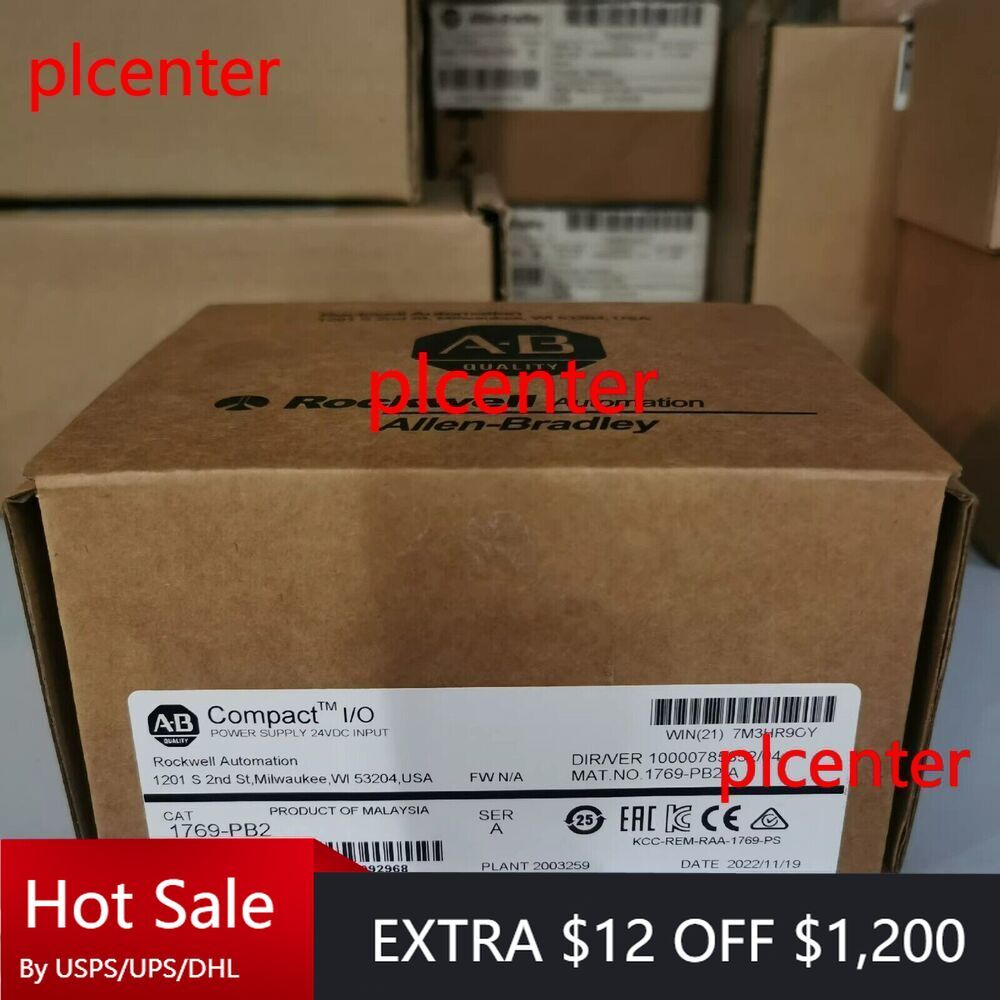 NEW Allen Bradley 1769-PB2 SER A CompactLogix DC 2A/0.8A Power Supply 1769PB2