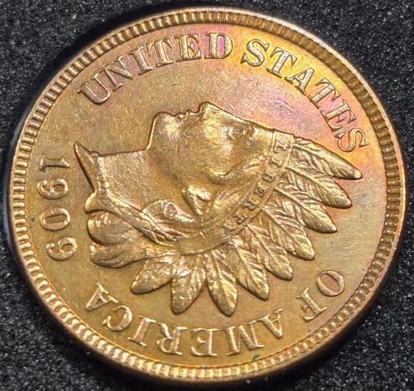 1909 Indian Head Penny Lightly Circulated