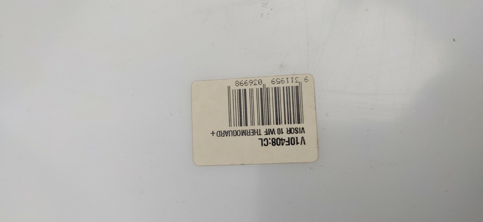 V10F408:CL VISOR 10 W/F THERMOGUARD LOT OF 6PC