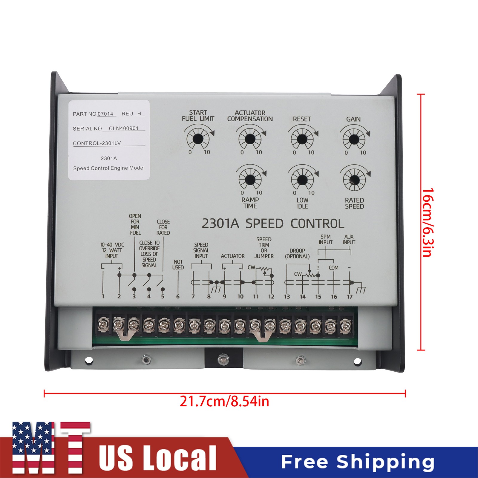 Speed Controller 9907-014 2301A Type Replacement for Engines