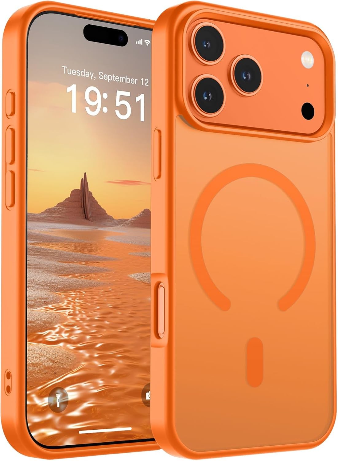 For Apple iPhone 17/17 Pro/17 Pro Max Case Shockproof Transparent Magnetic Case