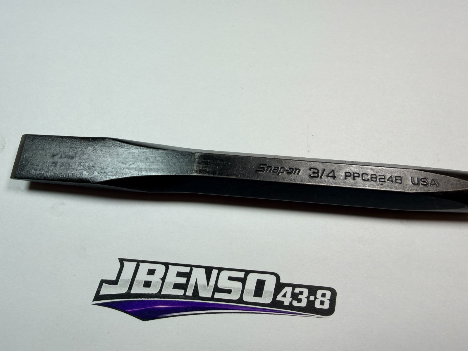 Snap-on Tools USA NEW 7-1/4" Length 3/4" Flat Chisel PPC824B