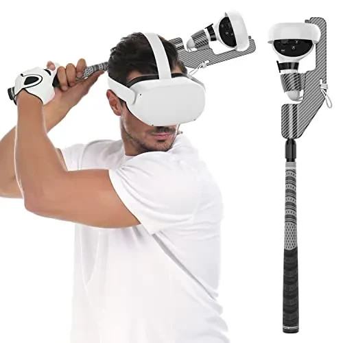 HONJOMIN VR Golf Club Handle Accessory Multicolor For Oculus Quest 2 HJMGCO1