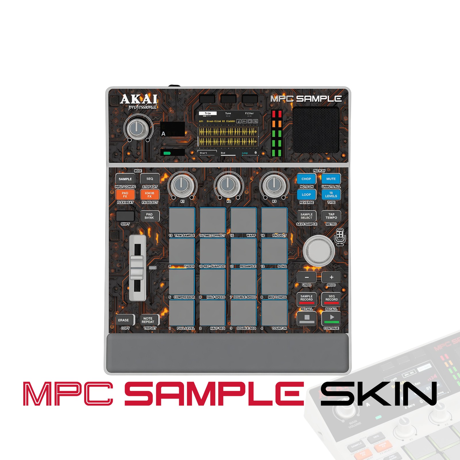 Akai MPC Sample Skin / Fire Circuit