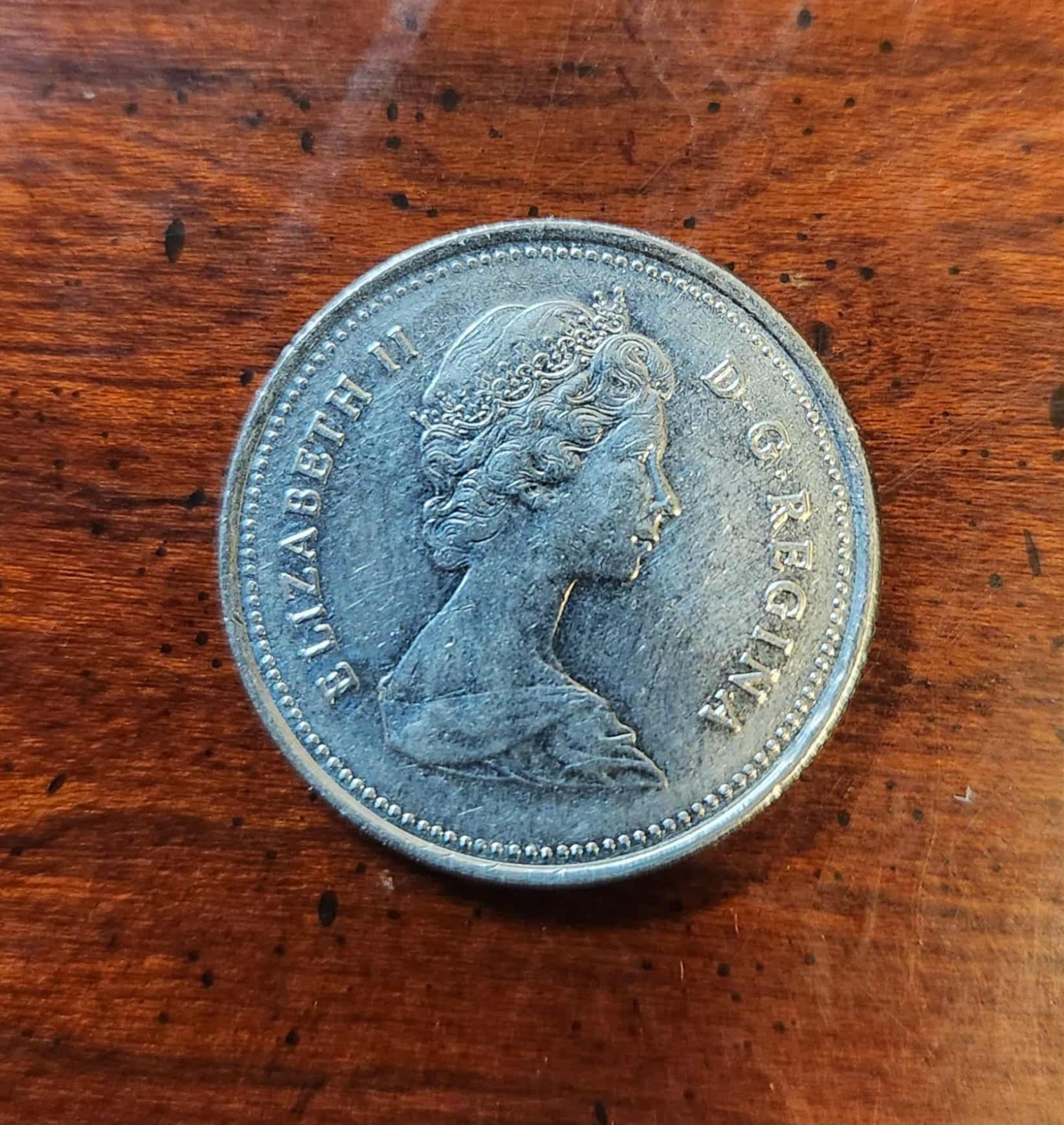 Canada 25 Cents Coin 1981 Queen Elizabeth II