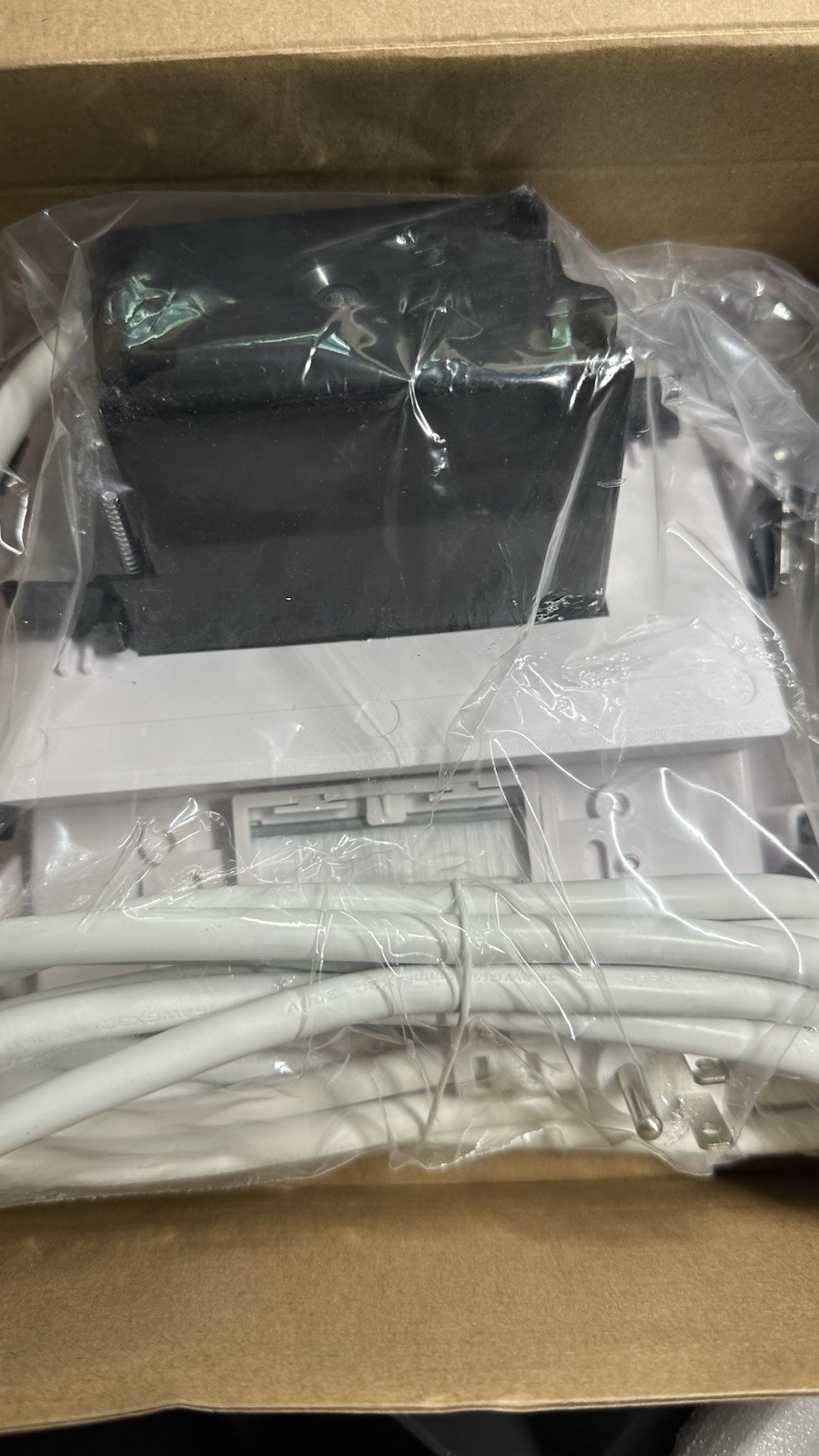 Wall Cable Concealer Kit in Wall Cable Management Kit 9 Ft Cord Plug In