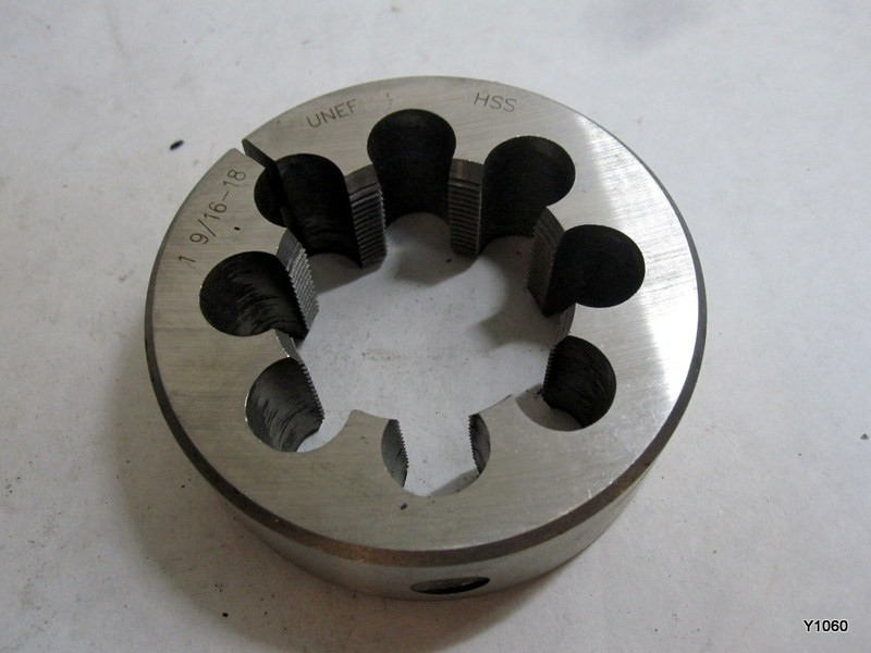 Interstate HSS Round Adjustable Die 1-9/16 - 18 UNEF 03947405