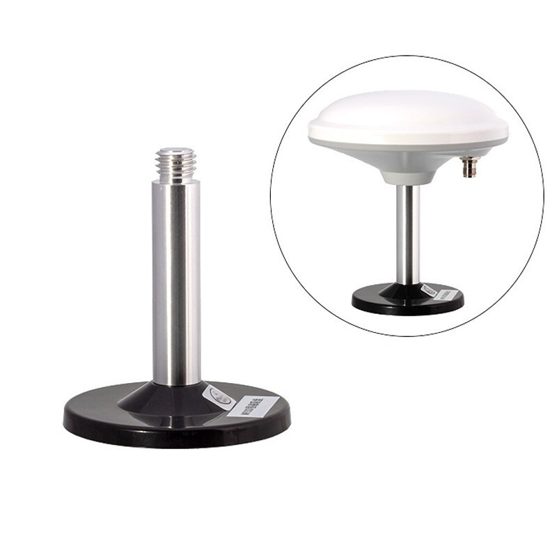 RF Gnss Antenna Magnetic Base Mounting 5/8-11 Thread Antenna-Adapter 91mm Black