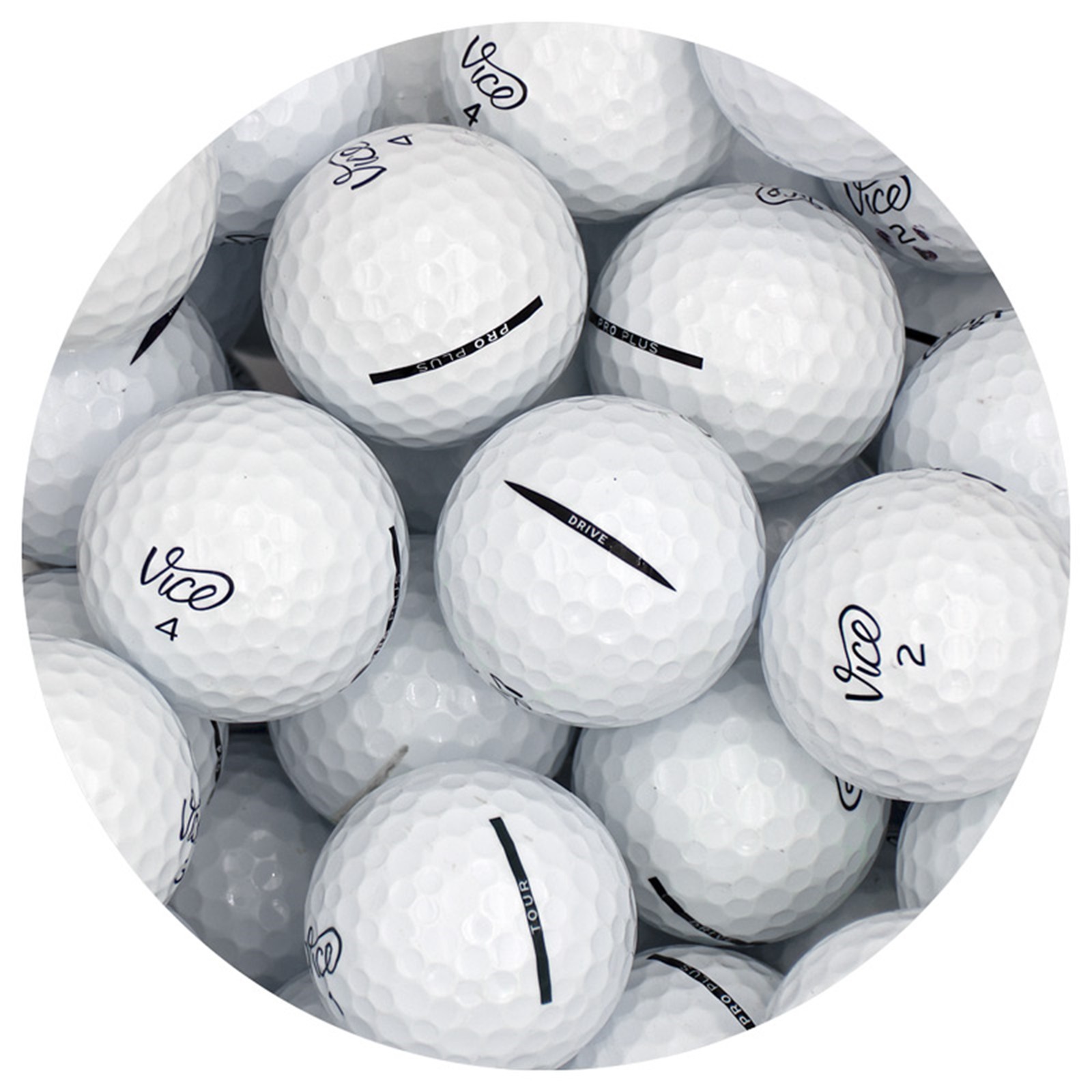 48 Vice Mix Mint Used Golf Balls AAAAA *FREE SHIP*