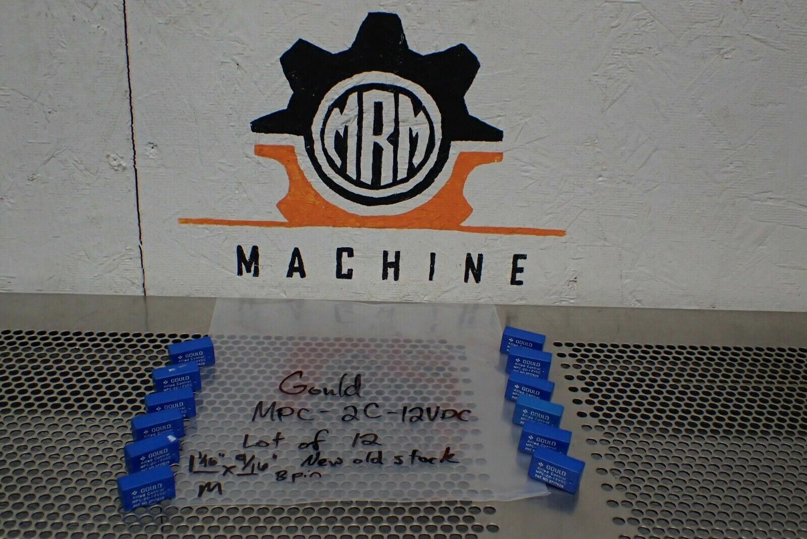 Gould MPC-2C-12VDC Relays New Old Stock (Lot of 12) See All Pictures