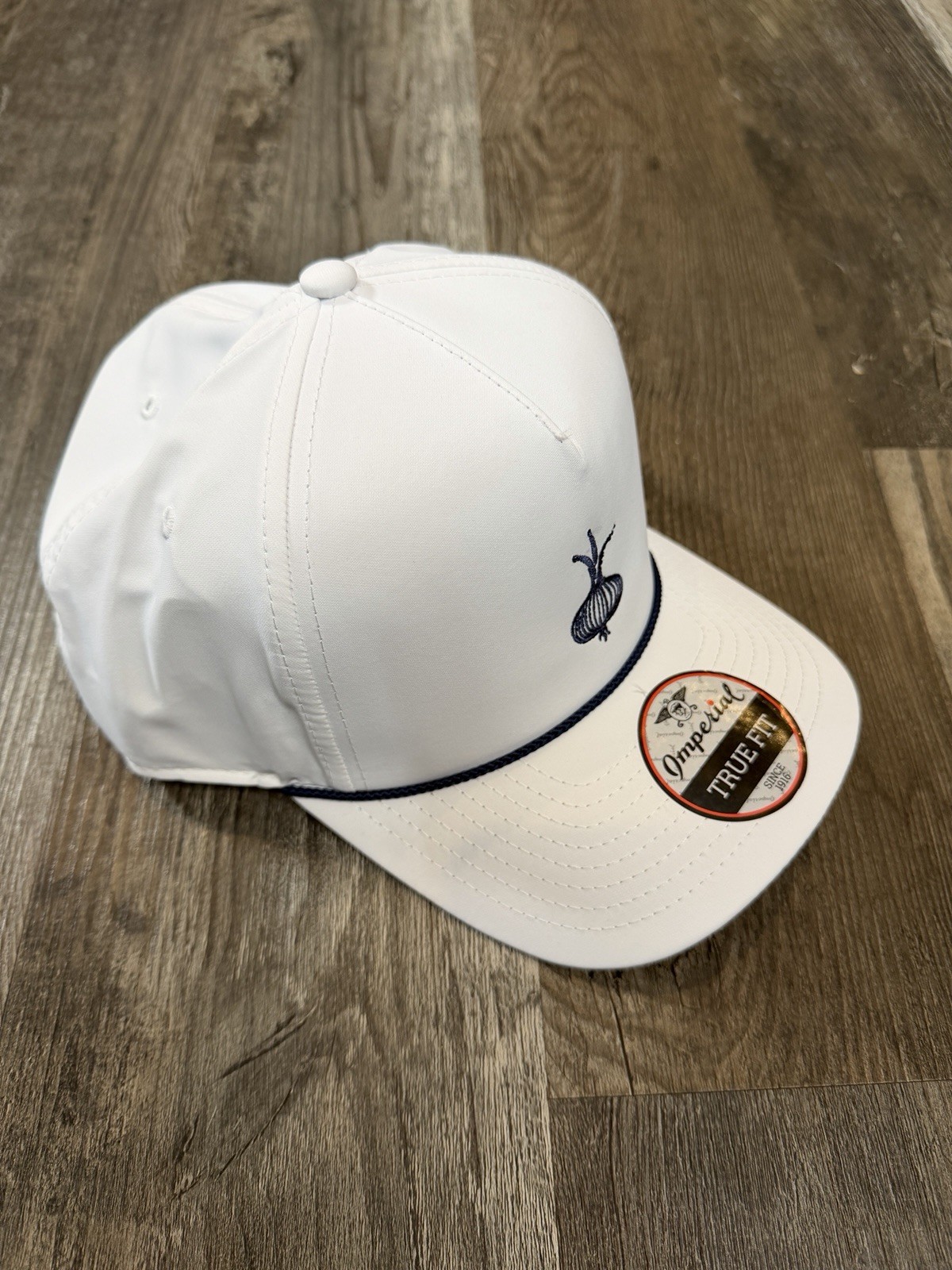 Ohoopee Match Club - Golf Hat - Imperial/ Wrightson - White/Navy - *NEW*