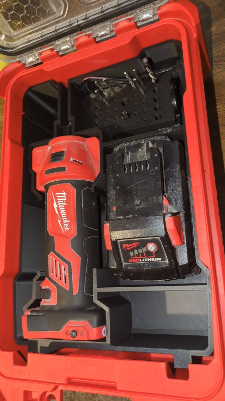 Fits Milwaukee M18 2627-20 Rotozip PACKOUT Compact Organizer Insert (Insert Only