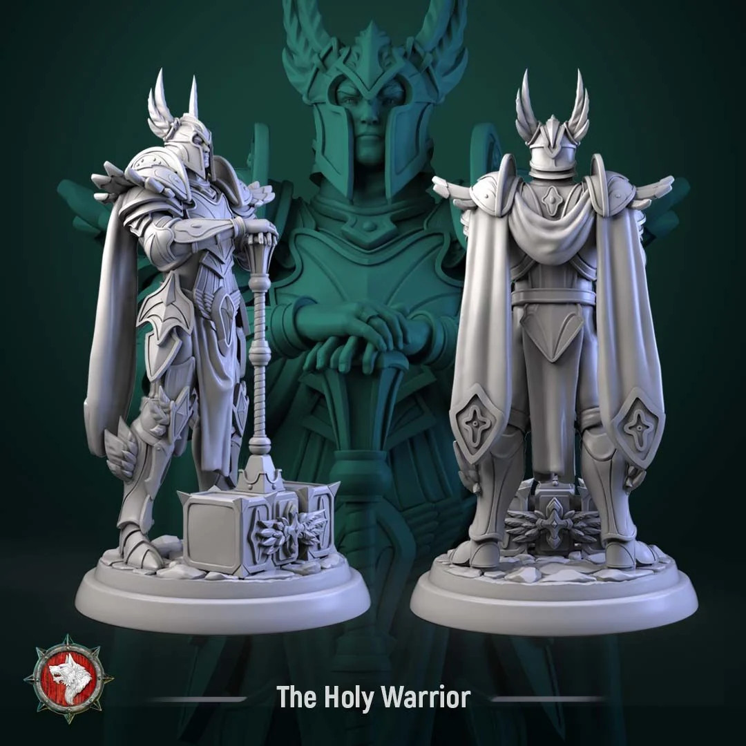 The Holy Warrior - Resin Tabletop Miniature