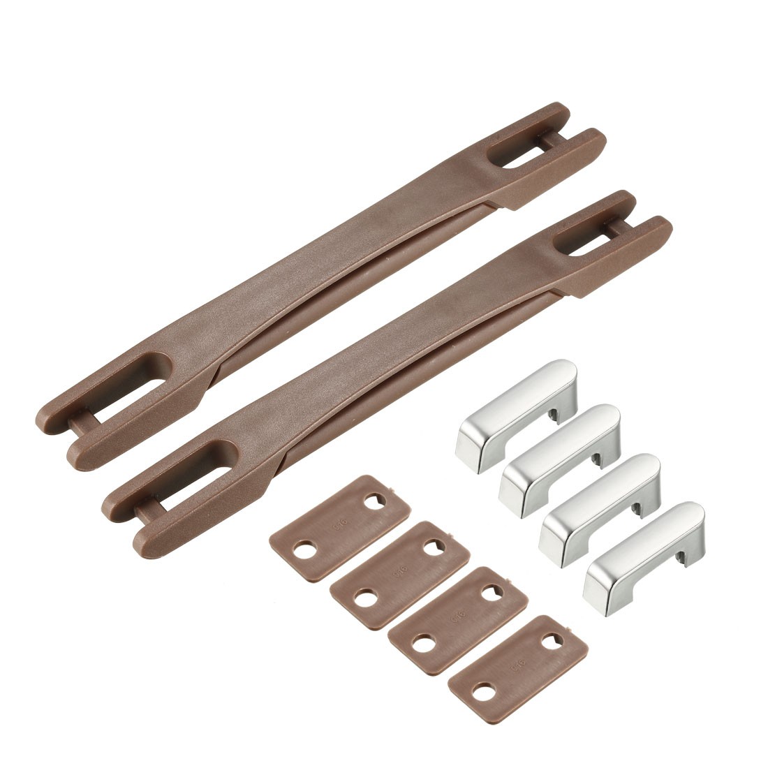 2Pcs Luggage Handle 220mm Long Strap Grip Replacement for Suitcase Case Brown