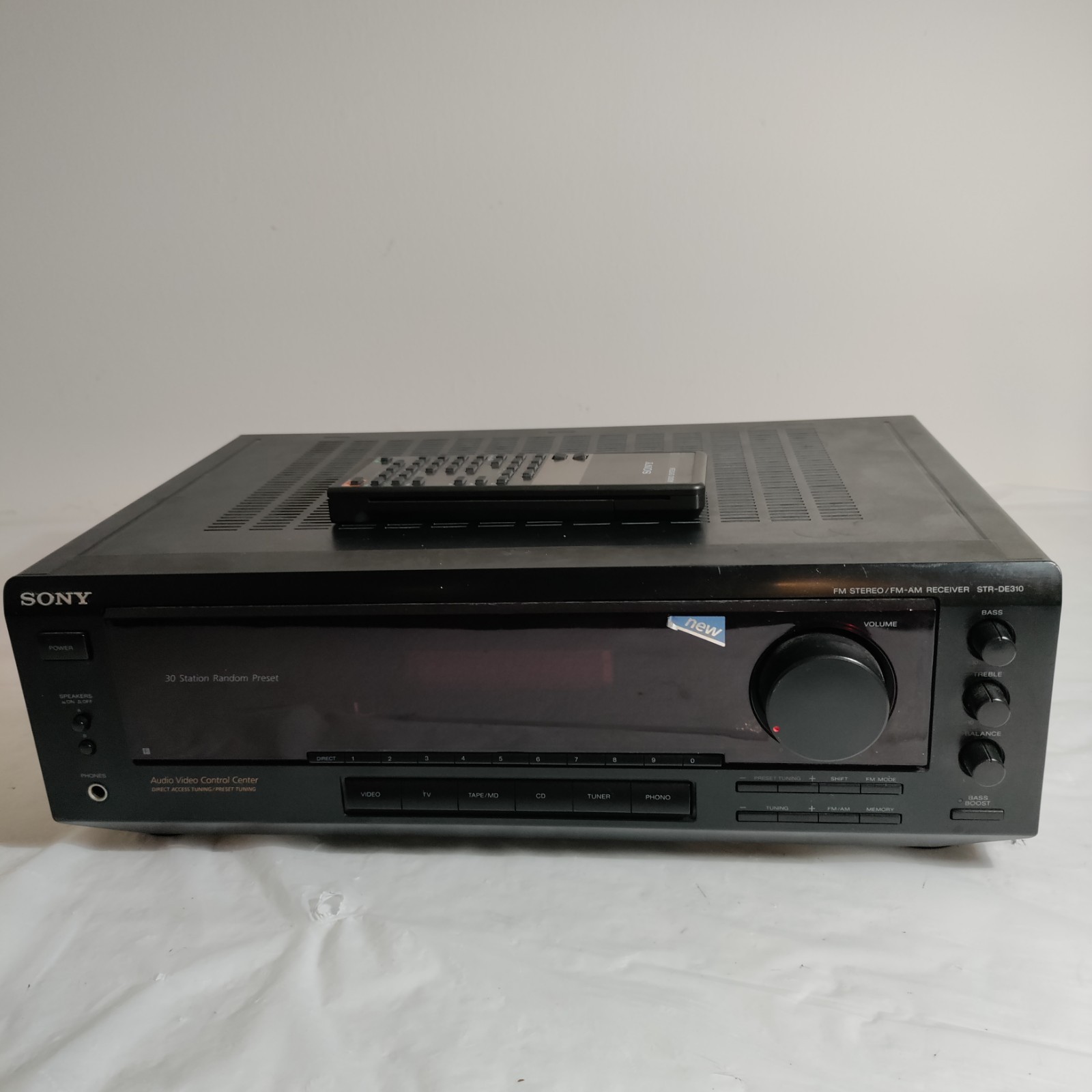 Sony STR-DE310 2-Channel Stereo FM/AM Receiver Tested & Works