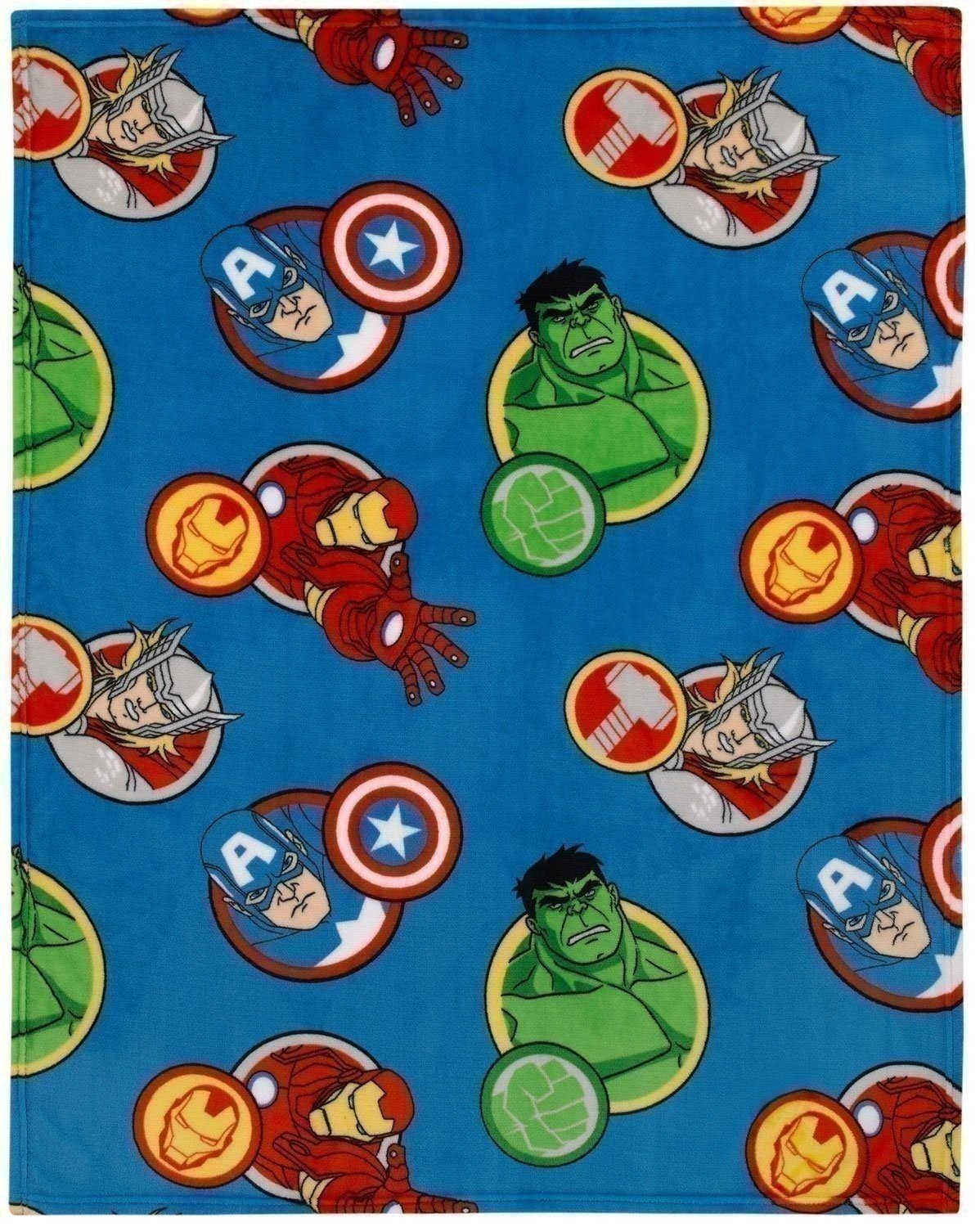 Marvel Avengers Toddler Blanket - 40” X 50” - Super Soft, Plush, Warm and...