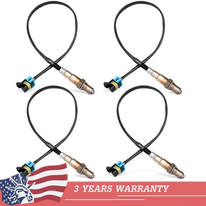 Set of 4 New Oxygen O2 Sensor For 2009-2017 Buick Chevrolet Cadillac GMC Saturn