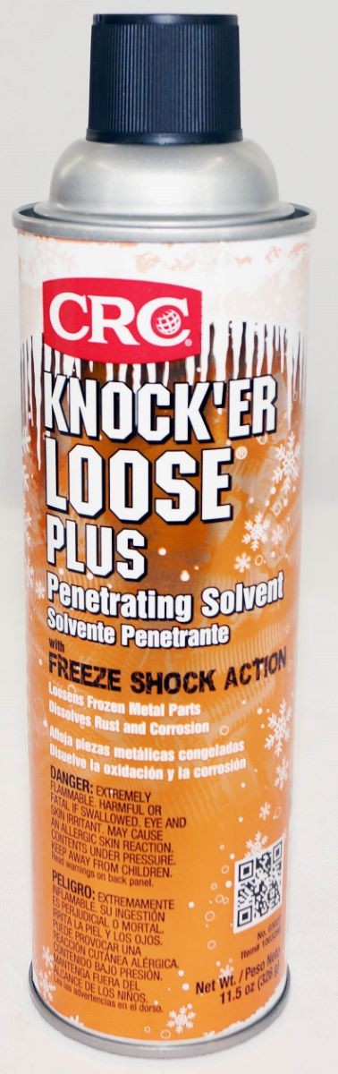 CRC 03027 Knocker Loose Plus Penetrating Solvent w/ Freeze Shock Action 11.5 Oz