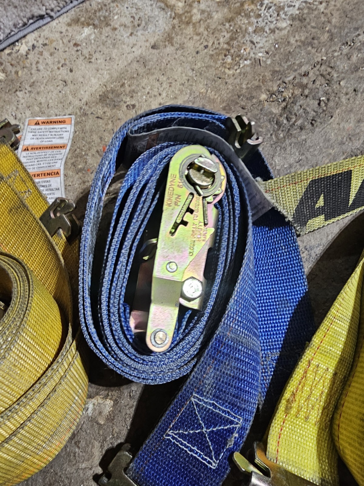 Rachet Straps E Track Lot Of 3
