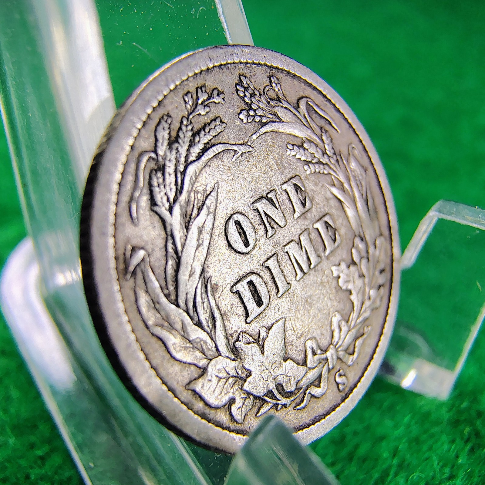 1895-S Barber Dime 10C - Better Date - San Francisco Mint - F-VF - Light Toning