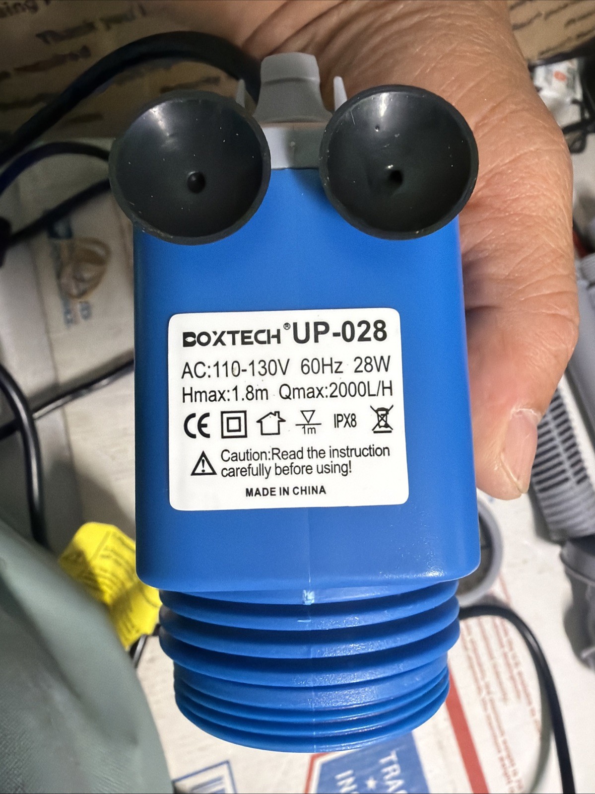 Boxtech UP-028 Aquarium Cleaning 6-1 Function Suction Pump 10-200 Gallon
