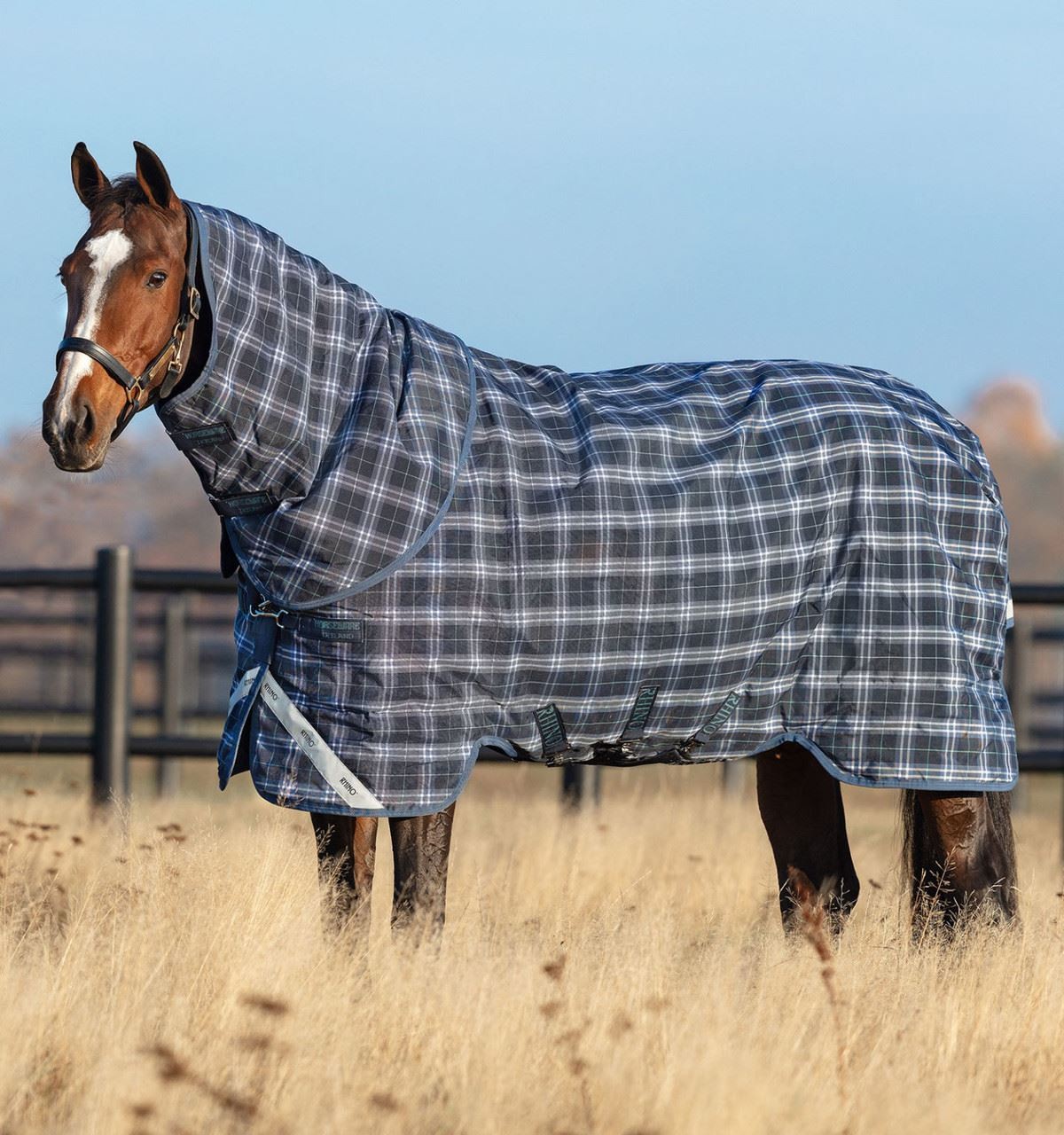 Rhino Plus Turnout 0g Lite - Navy Check/Indigo