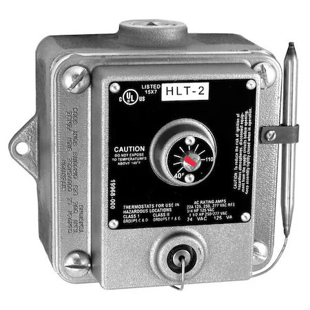 Columbus Electric Hlt-2-G Hazardous Location Line Volt Mechanical Thermostat,