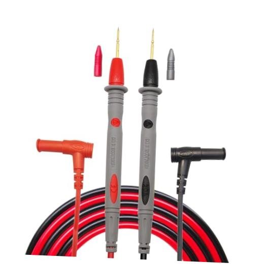 Test Leads Ultra-Sharp Gold-Plated Probe Silicone Test Lead, CAT III 1000V