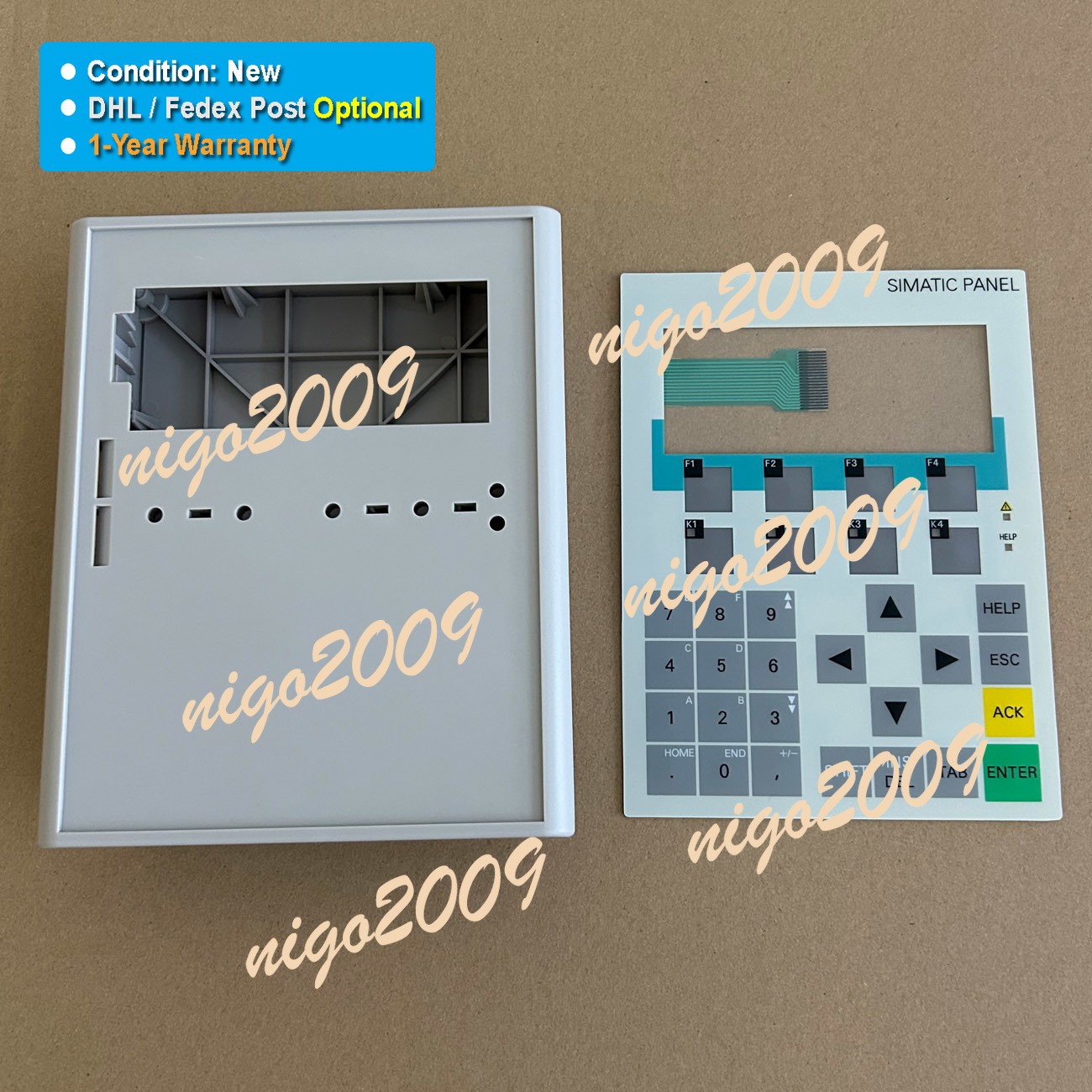 Fit for SIEMENS OPERATOR PANEL OP77B 6AV6641-0CA01-0AX0 Membrane Plastic Cover
