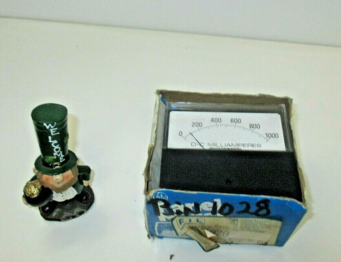 GENERAL ELECTRIC PANEL METER SCALE 0 TO 1000  MODEL 255-3