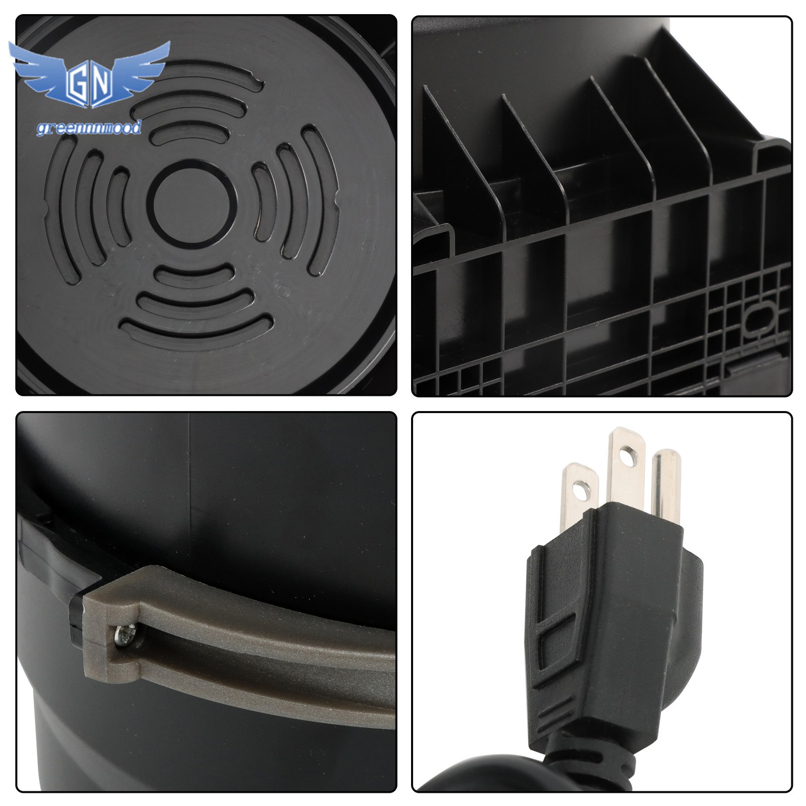 Inline Duct Fan, 8-Inch 807 CFM with Temperature Humidity Controller EC-Motor