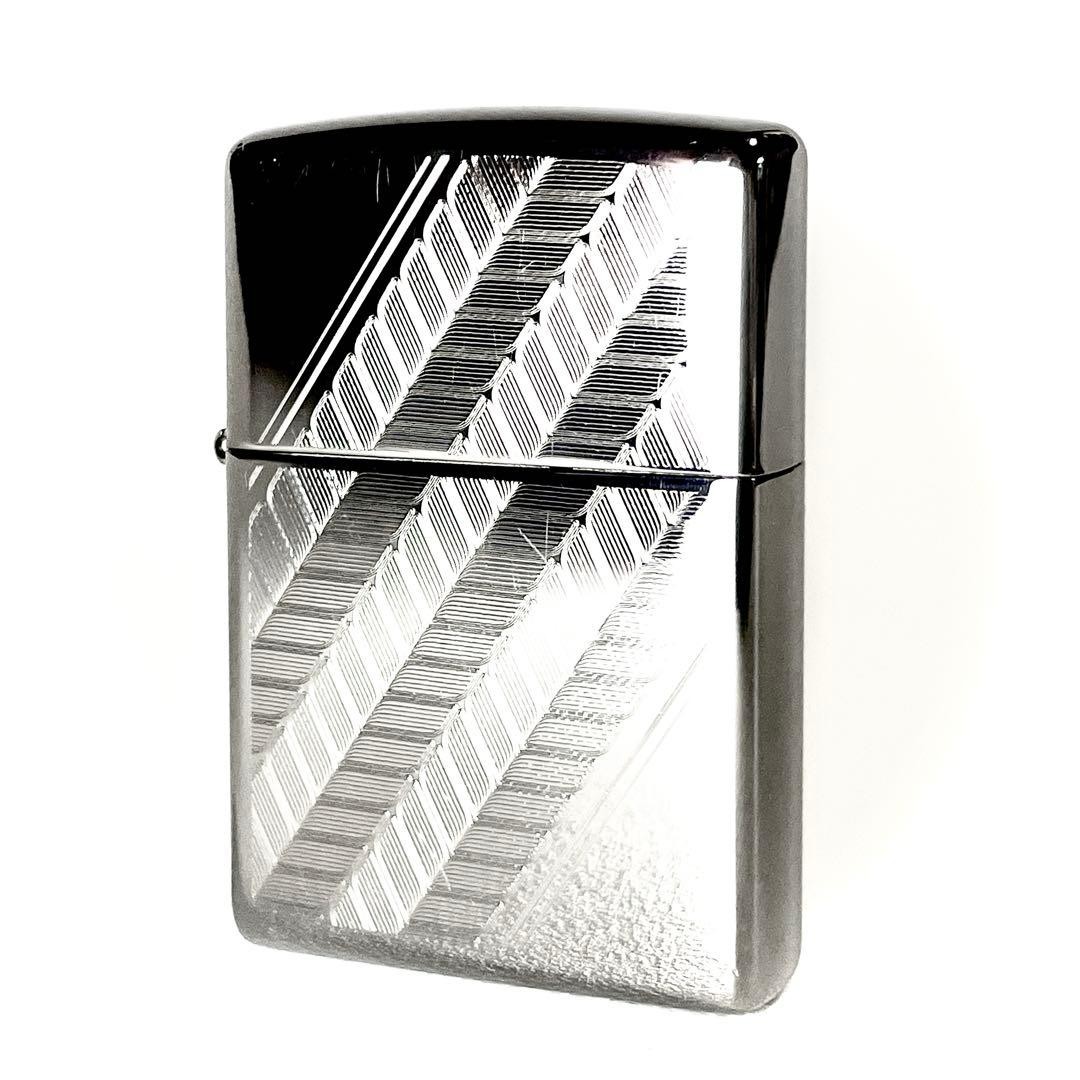 Zippo 2019 Black Ice Luxury Diagonal Black Ice